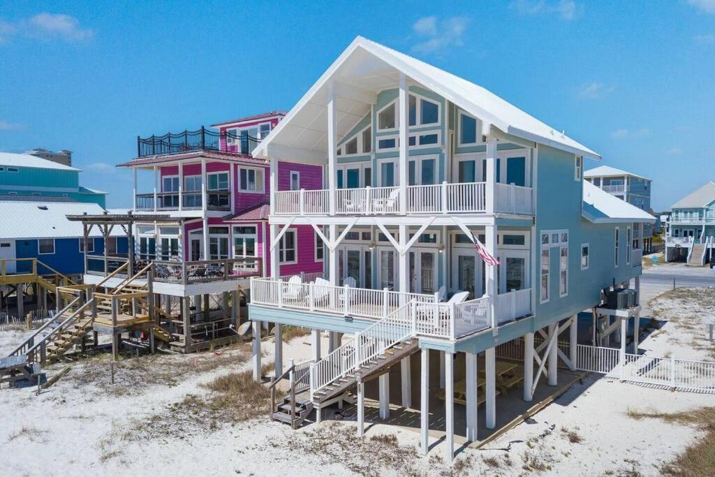 Oceanfront/Zero Steps To Beach/Views/4Br Галф Шорс Экстерьер фото