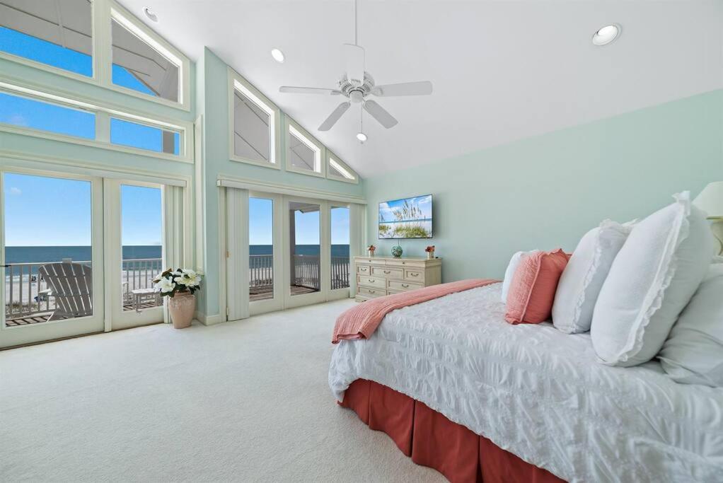 Oceanfront/Zero Steps To Beach/Views/4Br Галф Шорс Экстерьер фото